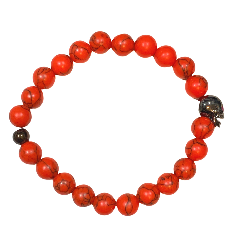 Red Tiger-eye-18k-Gold-blackened -8mm