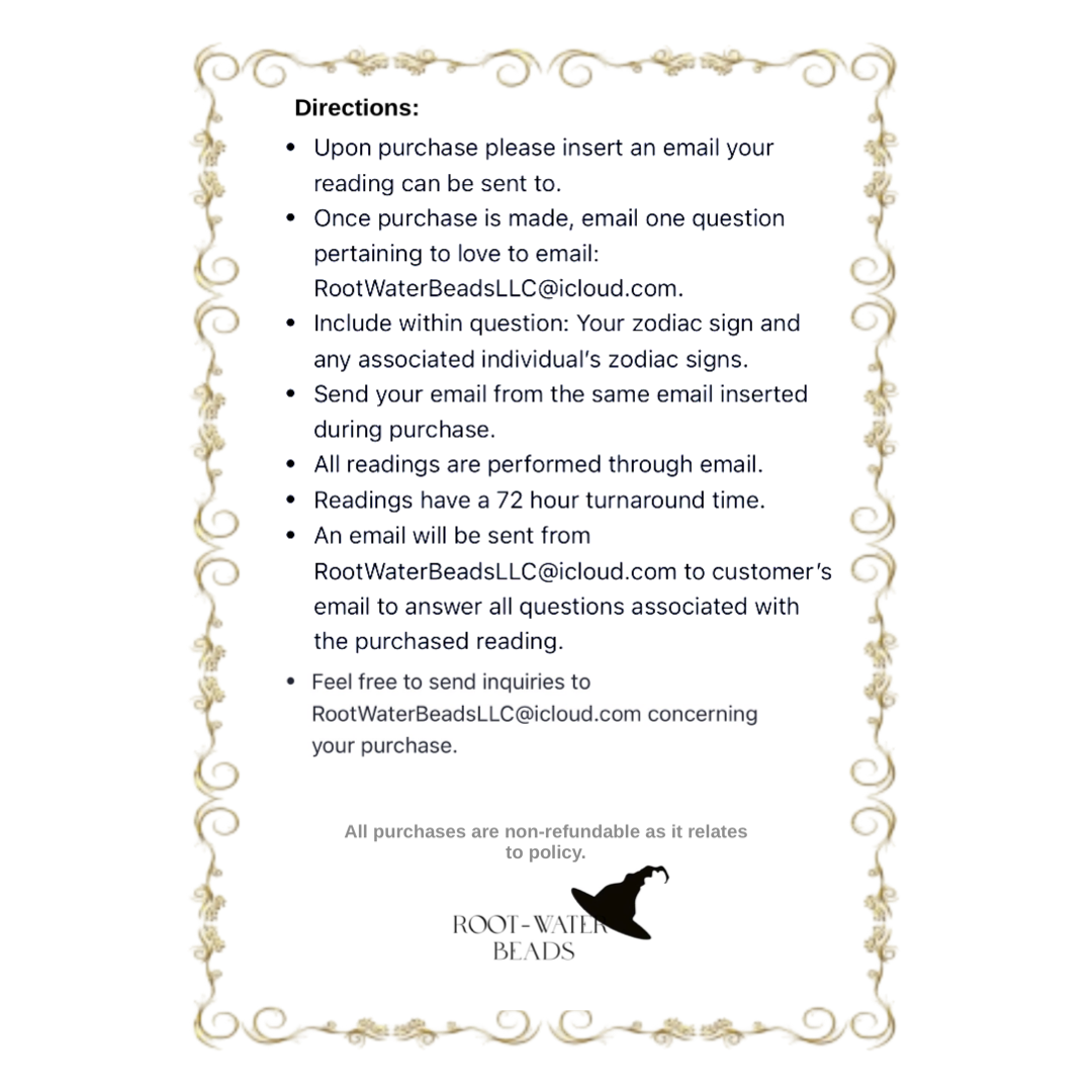 One Question Love Reading (very-detailed answers read directions before purchase)