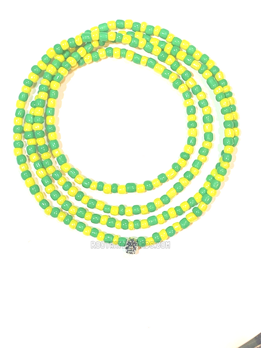 Orula-Yellow-Green-Eleke necklace