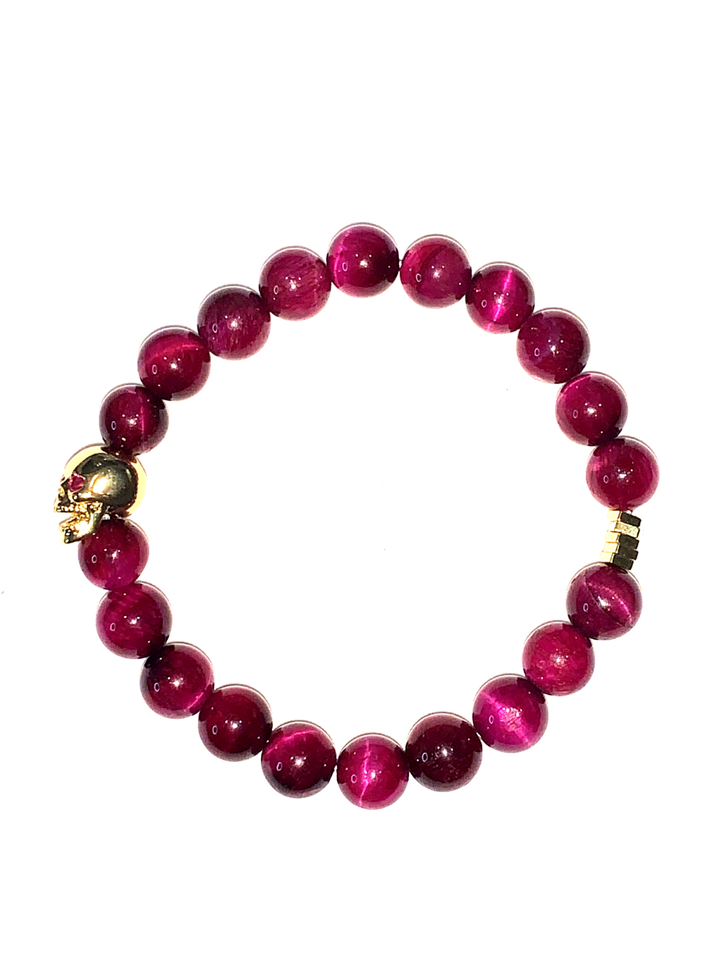 Rose-Red-Gemstone-Beads-18kGold-8mm