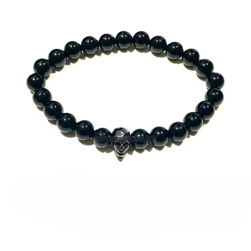 GrimObsidian-18k-Blackened Gold- 8mm