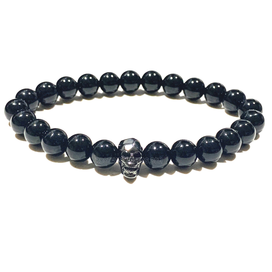 GrimObsidian-18k-Blackened Gold- 8mm