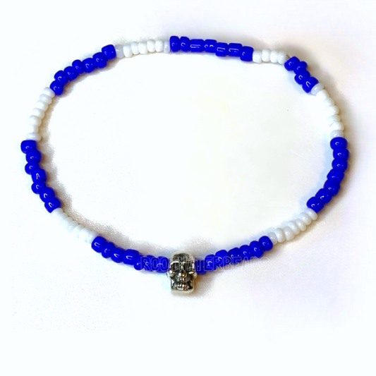 Yemoja-White-Blue- Eleke bracelet
