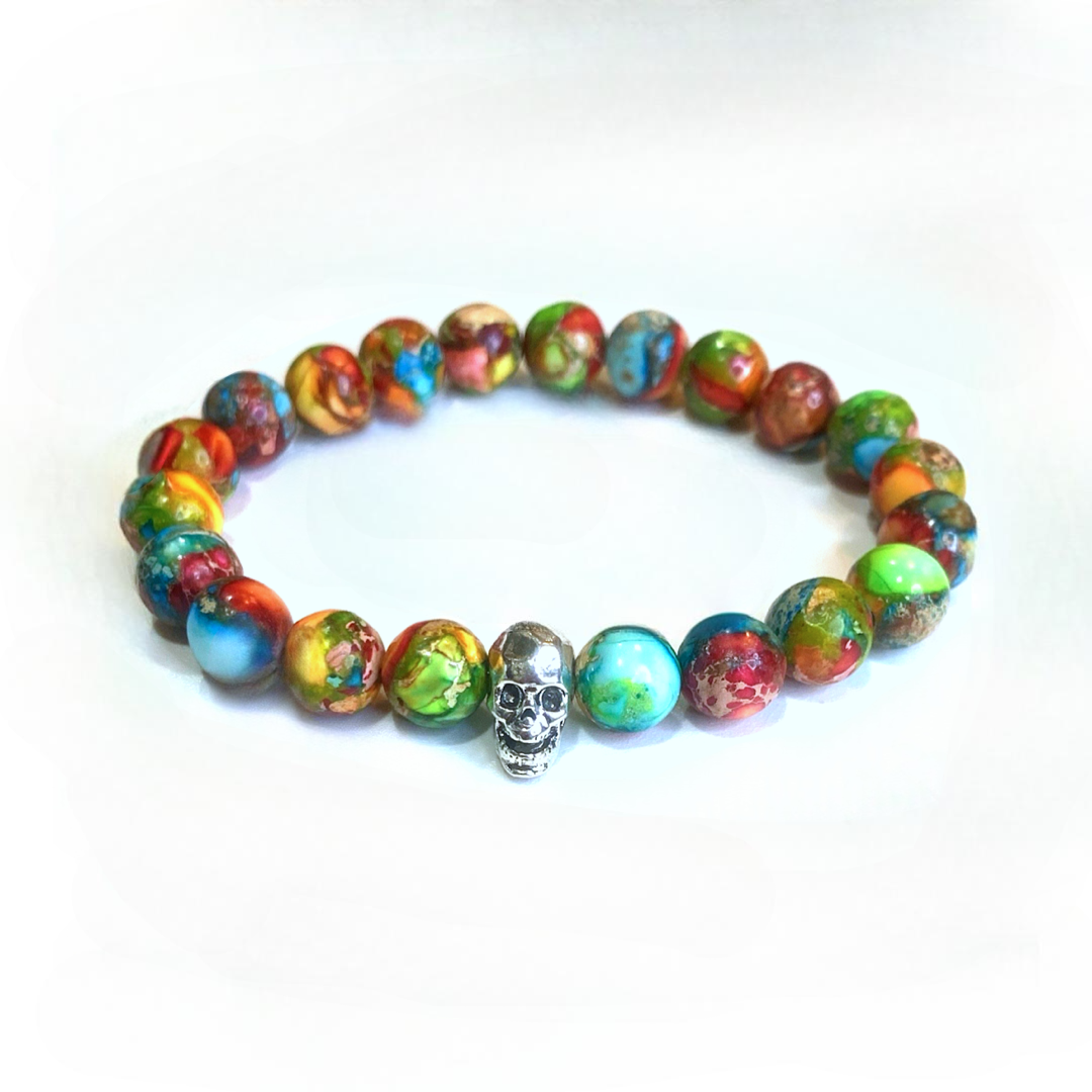 Garden-Eye-Gloss- 8mm bead bracelet