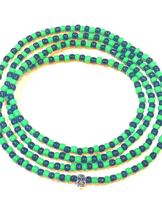 Ogun- Green-Black- Eleke necklace