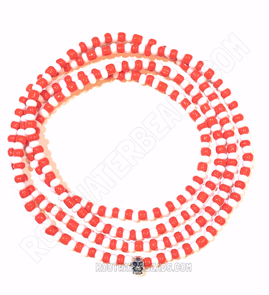 Shango- Red-White- Eleke necklace